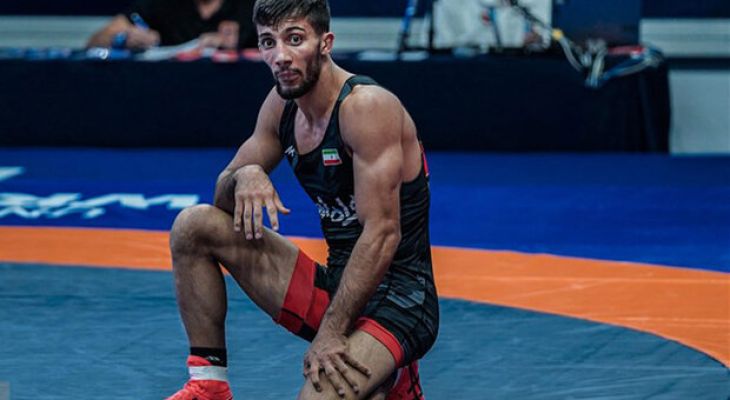 حرکت پهلوانانه قهرمان کشتی المپیک توکیو