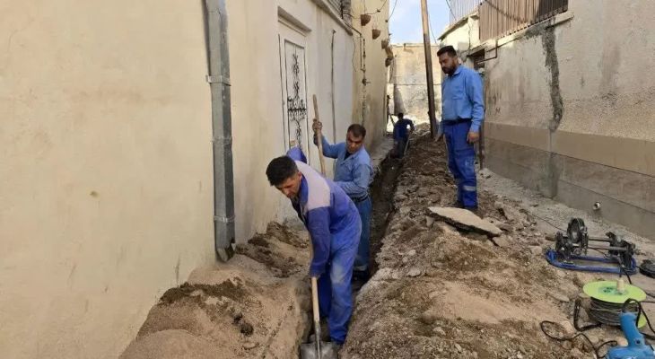 نوسازی ۲۵ کیلومتر شبکه فرسوده آبرسانی در چهارباغ