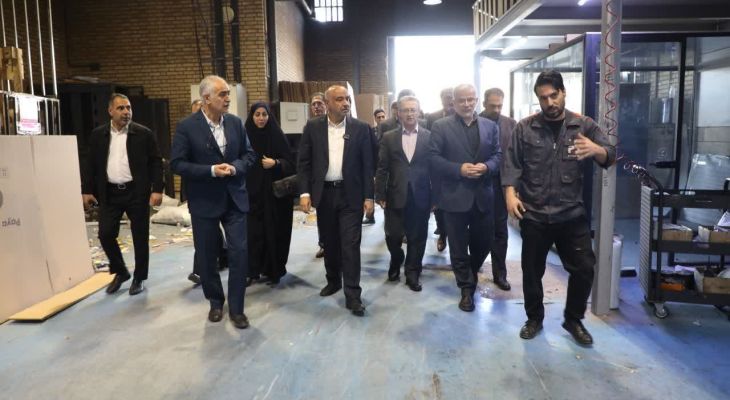 تصاویری از سفر یک‌روزه وزیر تعاون به البرز