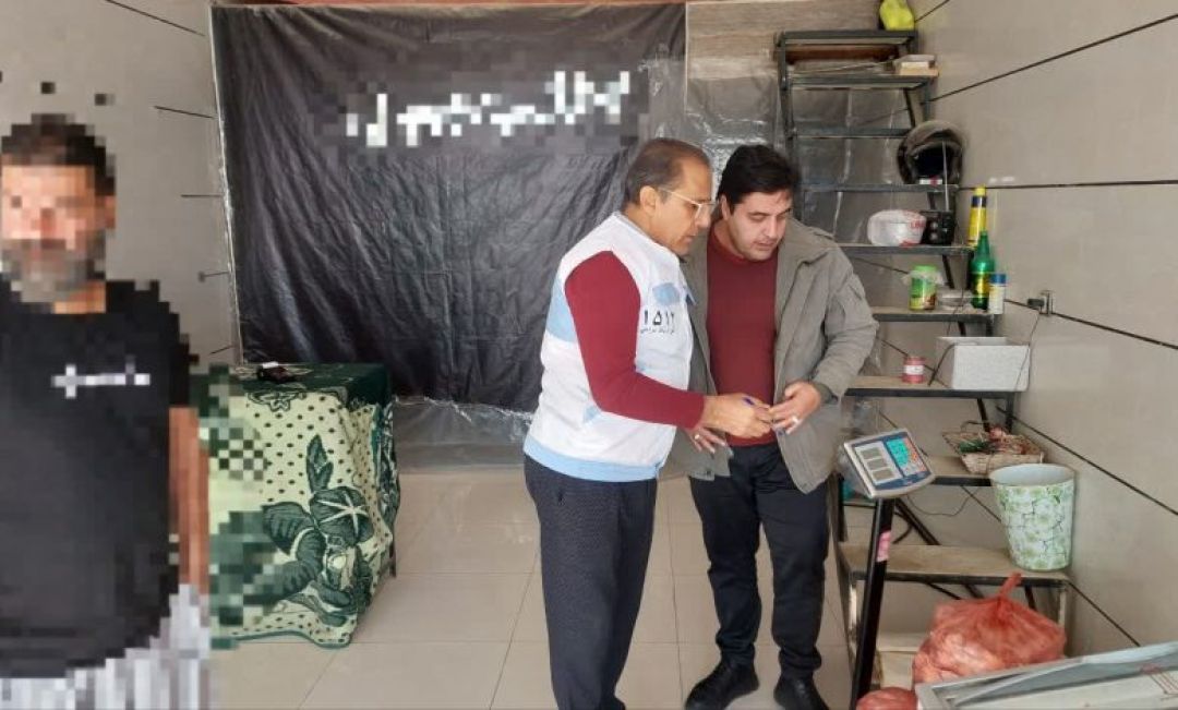 معدوم‌سازی ۴۹۰ کیلوگرم فرآورده‎ دامی فاسد در چهارباغ